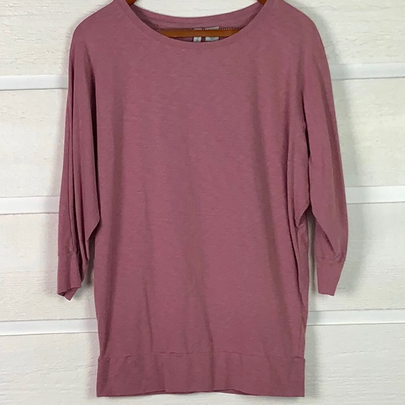 Bamboo Modal Dolman Cap Sleeve T-Shirt in Soft Peri main image 1